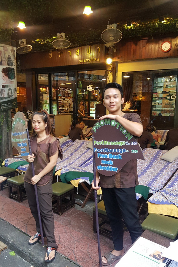 Shewaspa Spa Massage In Bangkok Thailand Khaosan Road Spa Culture